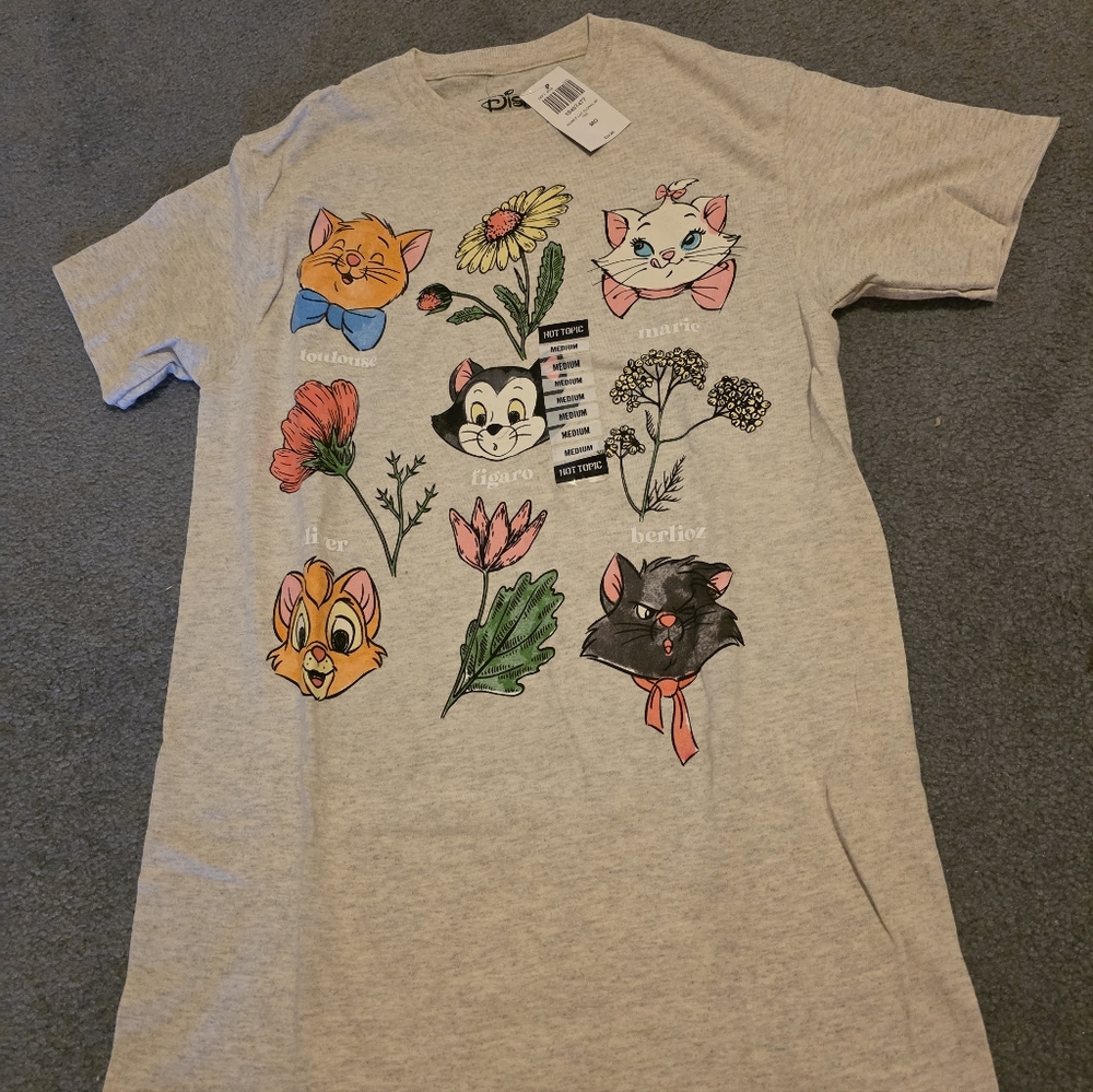Nwt Disney Cats Tee